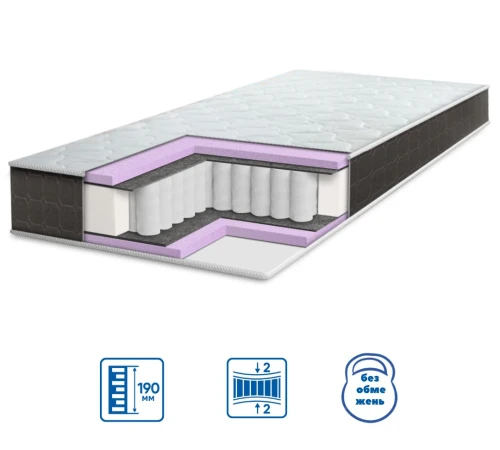 Матрац пружинний "незалежні блоки" ES Brave Spring Foam трикотаж