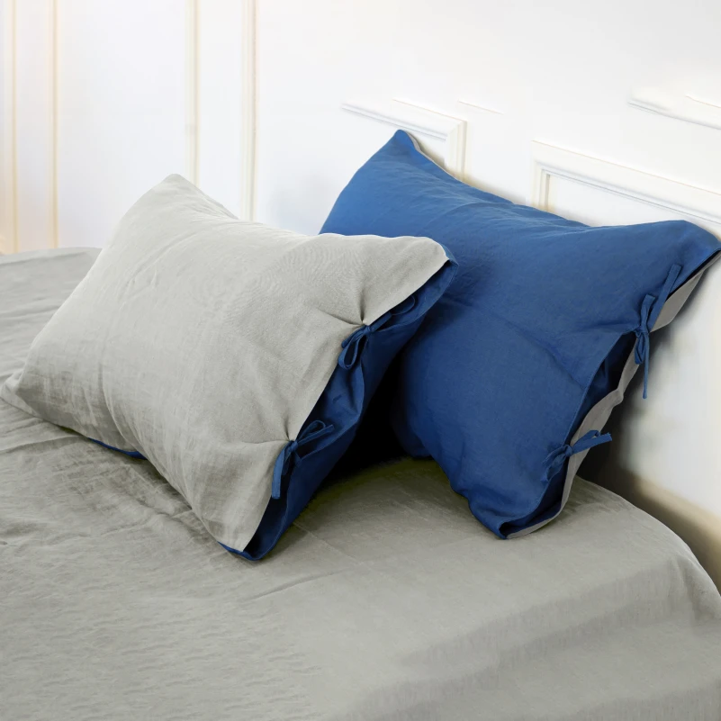 Пододеяльник Лен Organic Natural Line "Aquamarine" - 12