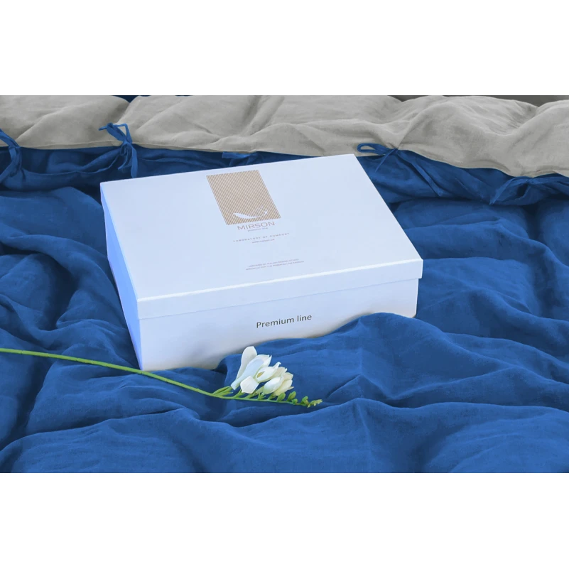 Пододеяльник Лен Organic Natural Line "Aquamarine" - 13