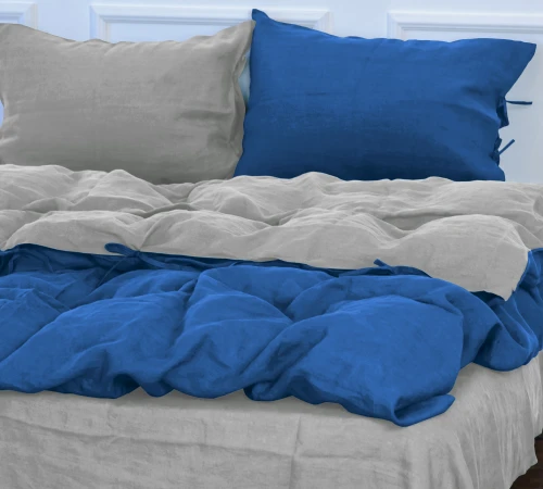 Пододеяльник Лен Organic Natural Line "Aquamarine"