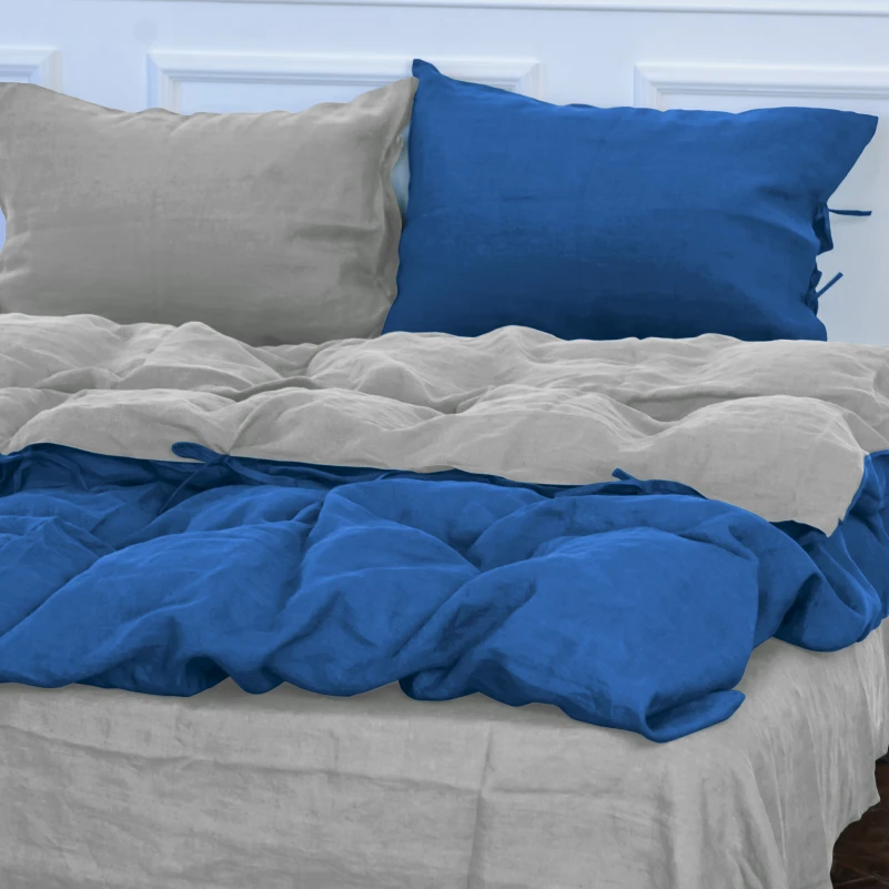 Пододеяльник Лен Organic Natural Line "Aquamarine"