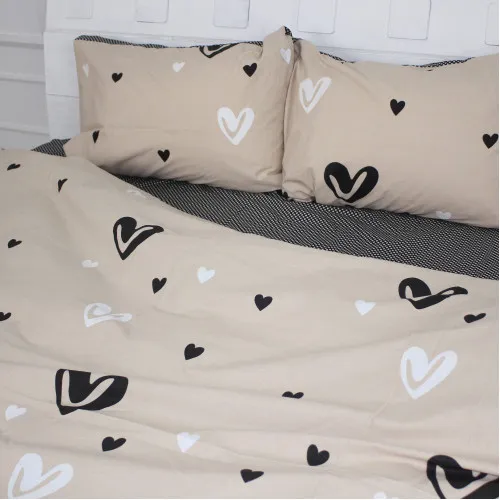 Підковдра MirSon Ranforce Elite 17-0436 Cream love