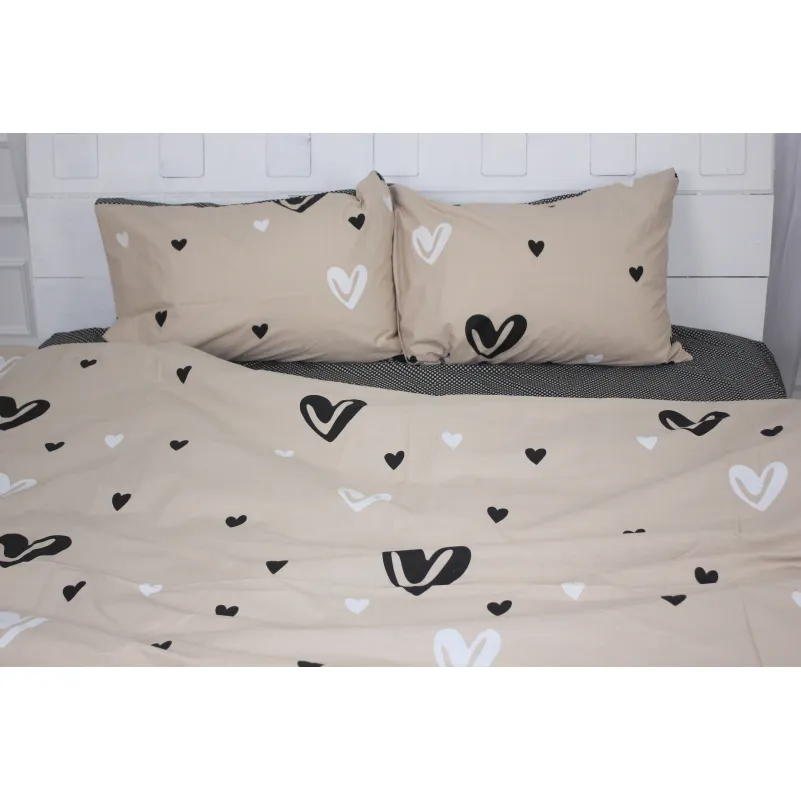 Підковдра MirSon Ranforce Elite 17-0436 Cream love - 1