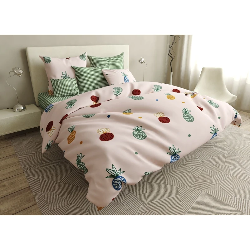 Пододеяльник Бязь 17-0414 Pineapple