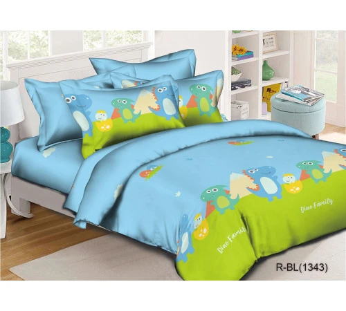 Наволочка Бязь 17-0425 Little dinosaur