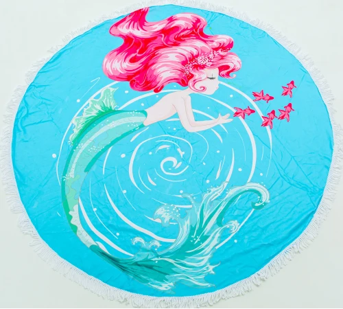 Пляжное полотенце №5058 Summer Time Mermaid