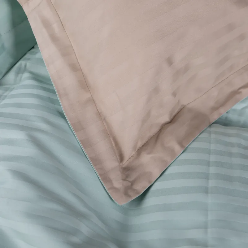 Комплект постельного белья Сатин JUNIOR Satin Stripe 30-0013 + 30-0004 Rovena - 2