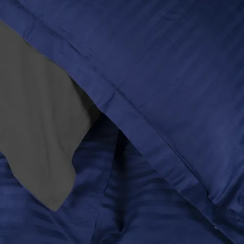 Комплект постельного белья Сатин JUNIOR Satin Stripe 30-0021 + 30-0017 Serikan - 2