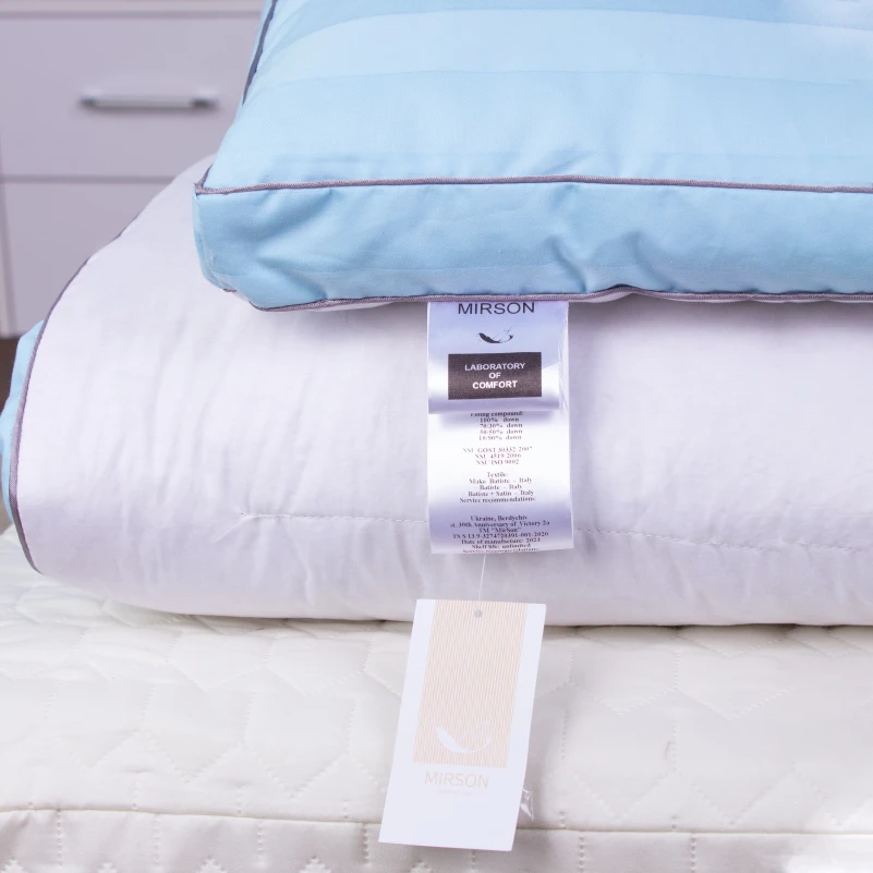 Перина-топпер №4004 "Valentino" (100% пух) высота до 5 см - 4