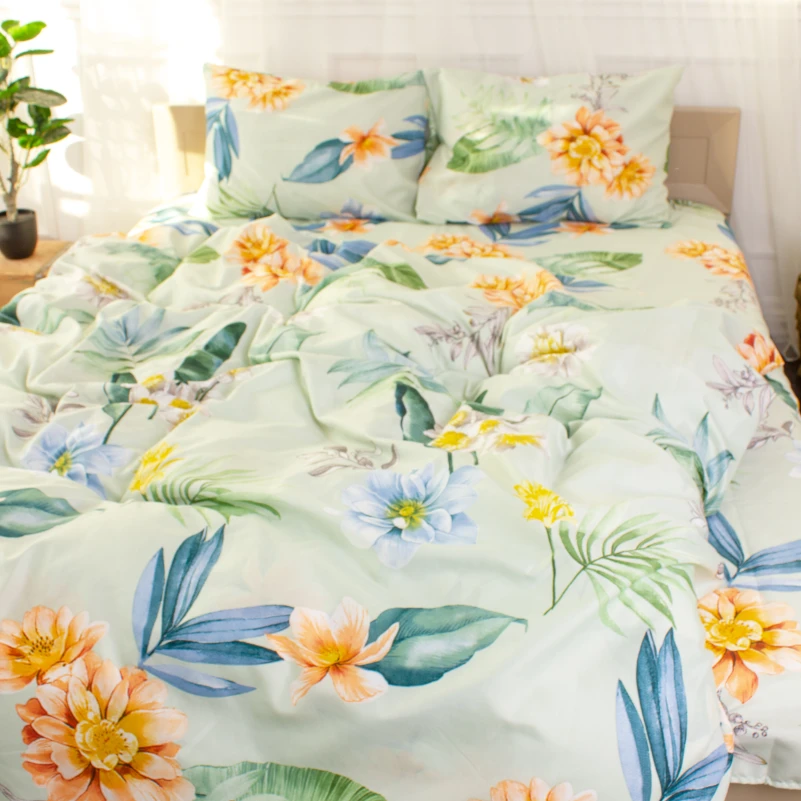 Комплект постельного белья Микрофибра принт 15-0343 Rossana - 1