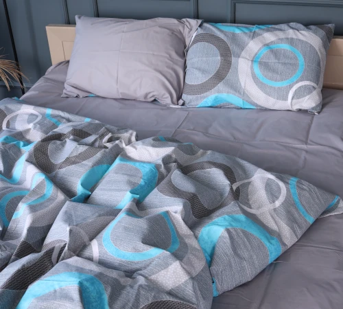 Комплект постільної білизни Бязь 17-0824 Circles around