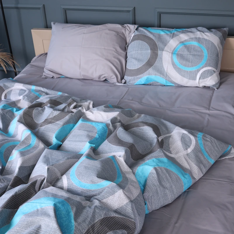 Комплект постільної білизни Бязь 17-0824 Circles around