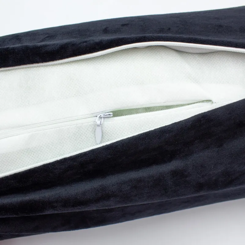 Подушка-валик №8400 Velvet Line 28-0007 Black Tencel - 11