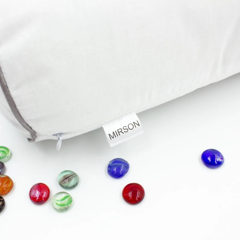 Подушка-валик №8105 Naturale Line 11-2107 White EcoSilk - 13