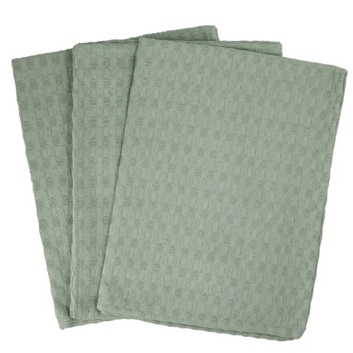 Набір рушників гобелен/вафля №800 Mint (3 шт)