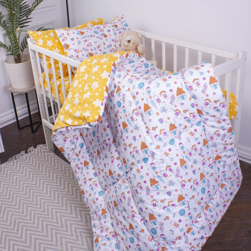 Дитяча постільна білизна Бязь Kids Time 18-0002 Sweet Home - 6