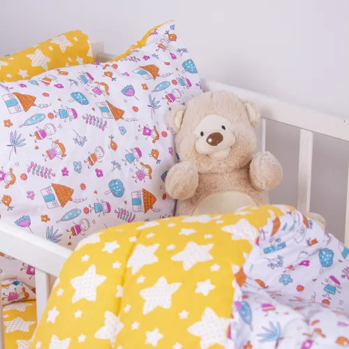 Дитяча постільна білизна Бязь Kids Time 18-0002 Sweet Home - 5