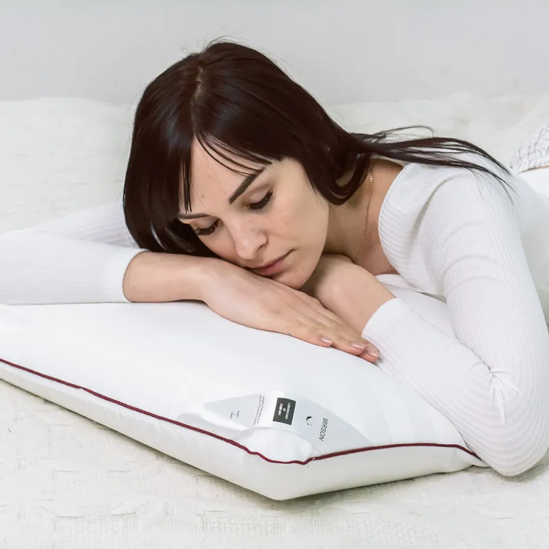 Подушка ортопедична №6066 Noble stripe Royal Pearl WOMEN 59*43*10 см - 10