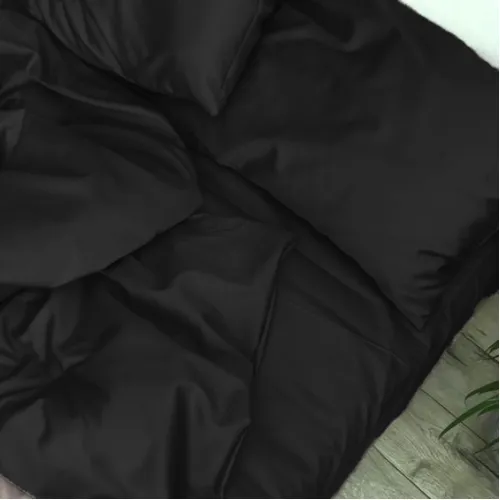 Комплект постельного белья Сатин LITTLE KIDS Satin Light Pro 10-006 Black - 2