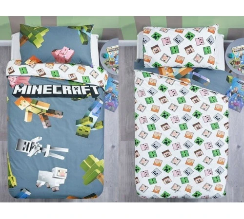 Наволочка Бязь 17-0467 Boy's Minecraft