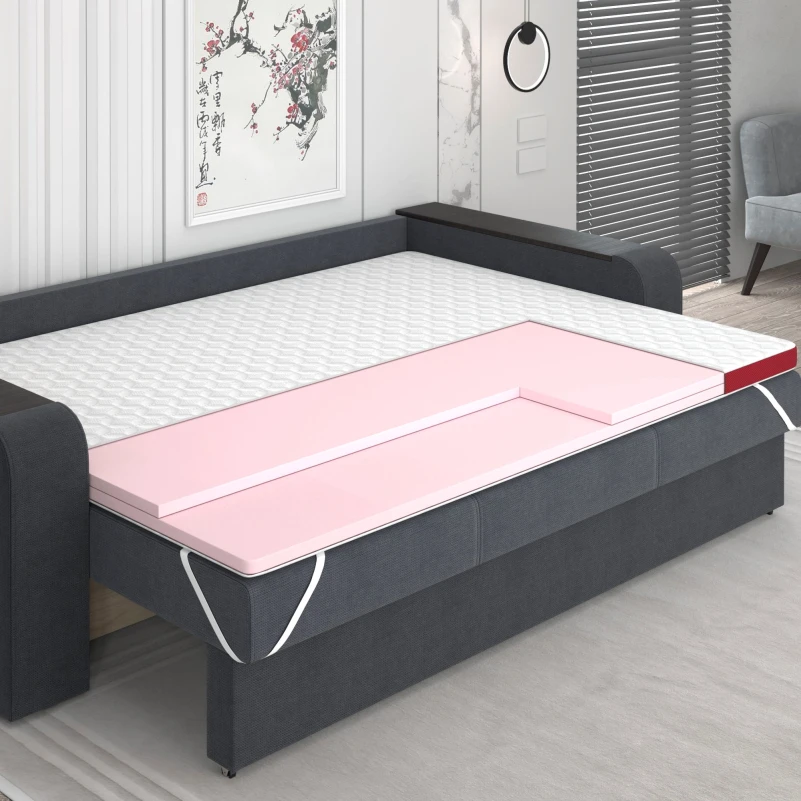 Матрас Топпер Ролл Ап (Roll Up) ML Flip Granat - 1