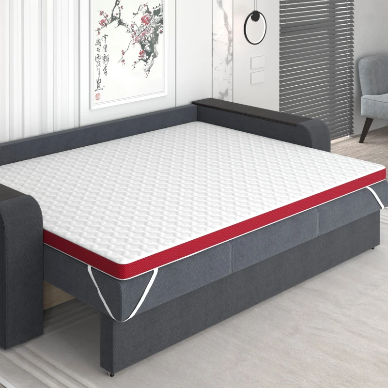 Матрас Топпер Ролл Ап (Roll Up) ML Flip Granat - 2