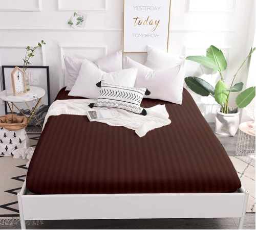 Простынь на резинке (САТИН ЖАККАРД) Lorenzo - высота 25 см (детские 10 см)