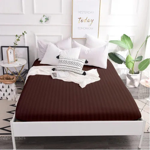 Простынь на резинке (САТИН ЖАККАРД) Lorenzo - высота 25 см (детские 10 см)