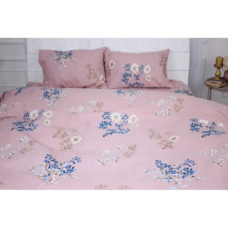 Простирадло MirSon Ranforce Elite 17-0439 Pink split - 1