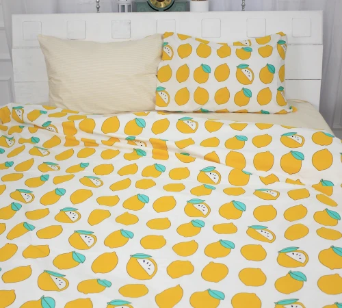 Наволочка MirSon Ranforce Elite 17-0531 Striped Lemon