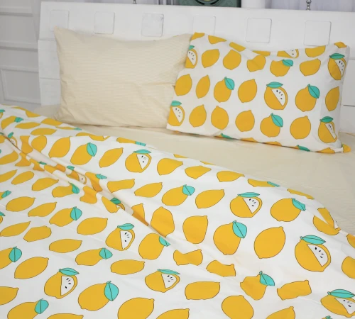 Наволочка MirSon Ranforce Elite 17-0531 Striped Lemon - 2