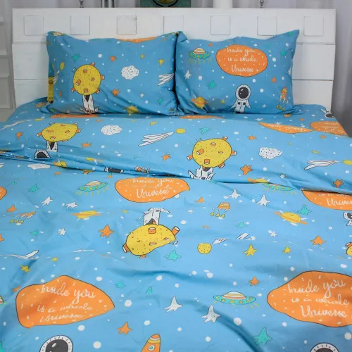 Простирадло MirSon Ranforce Elite 17-0426 Little astronaut