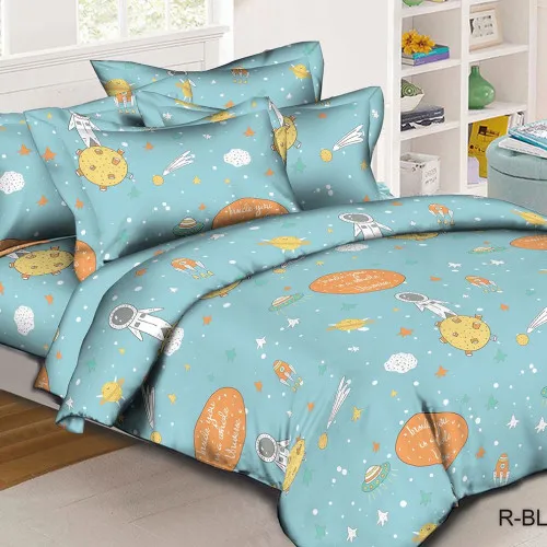 Наволочка Бязь 17-0426 Little astronaut