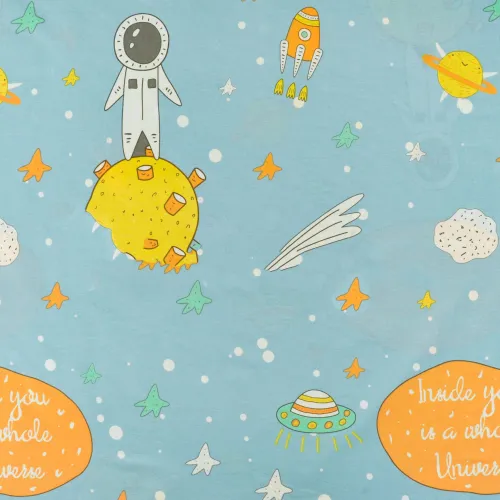 Наволочка Бязь 17-0426 Little astronaut - 4