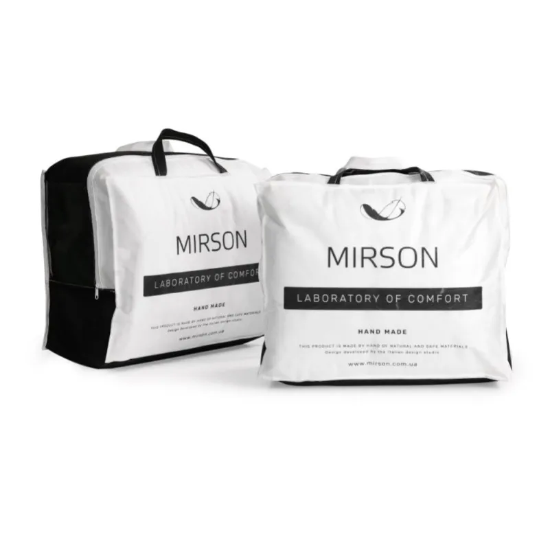 Одеяло пуховое кассетное Raffaello №050 серый пух Standart / 10% перо тик Premium (летнее) - 4