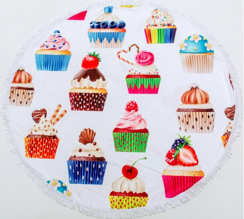 Пляжное полотенце №5059 Summer Time Muffins