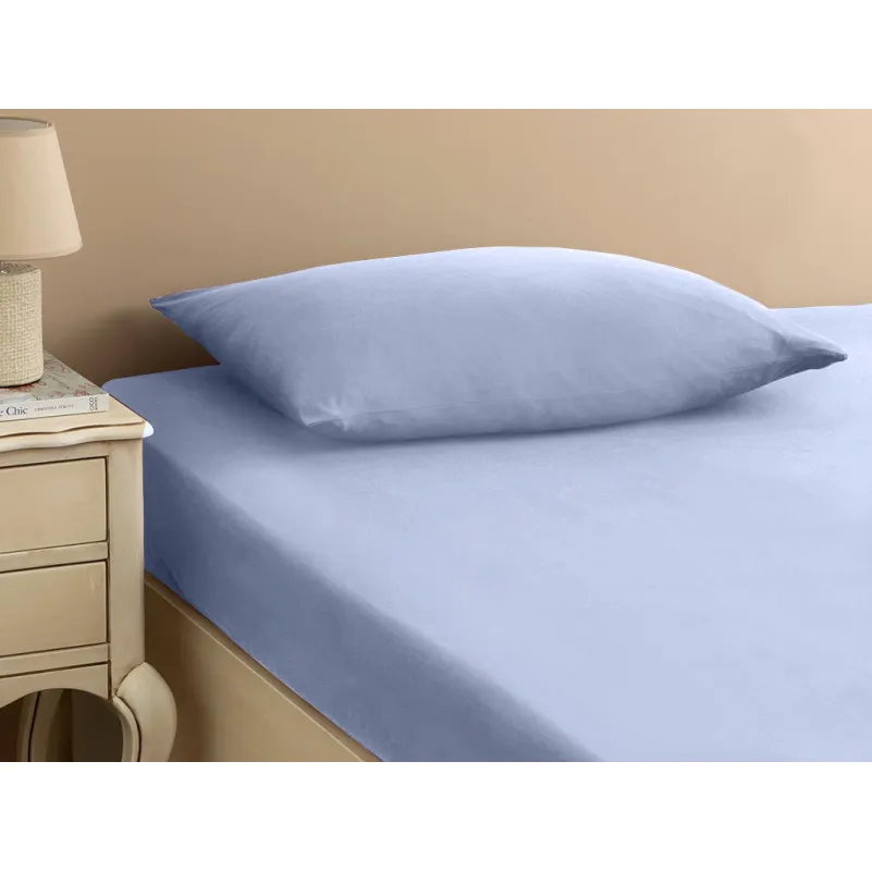 Махровый набор 19-818 Mateo (простынь на резинке - высота 25 см (детские 10 см) + наволочка 1 шт. 50*70)