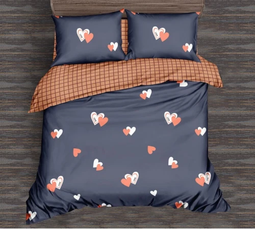 Підковдра Бязь 17-0442 Blue orange