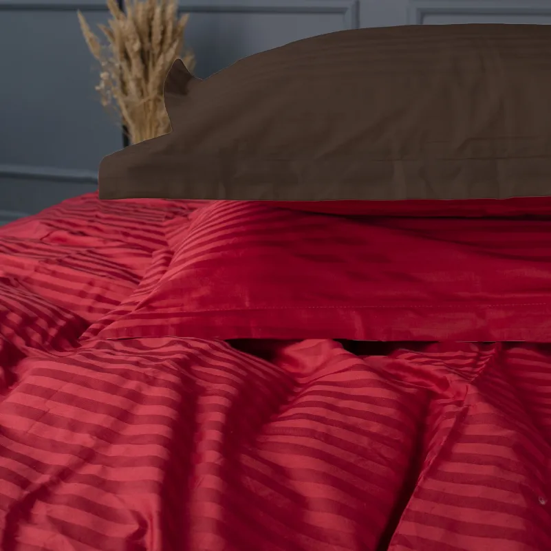 Комплект постельного белья Сатин JUNIOR Satin Stripe 30-0018 + 30-0006 Brendon - 3