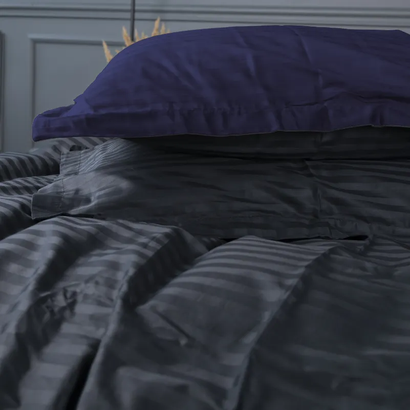 Комплект постельного белья Сатин JUNIOR Satin Stripe 30-0021 + 30-0020 Likana - 3