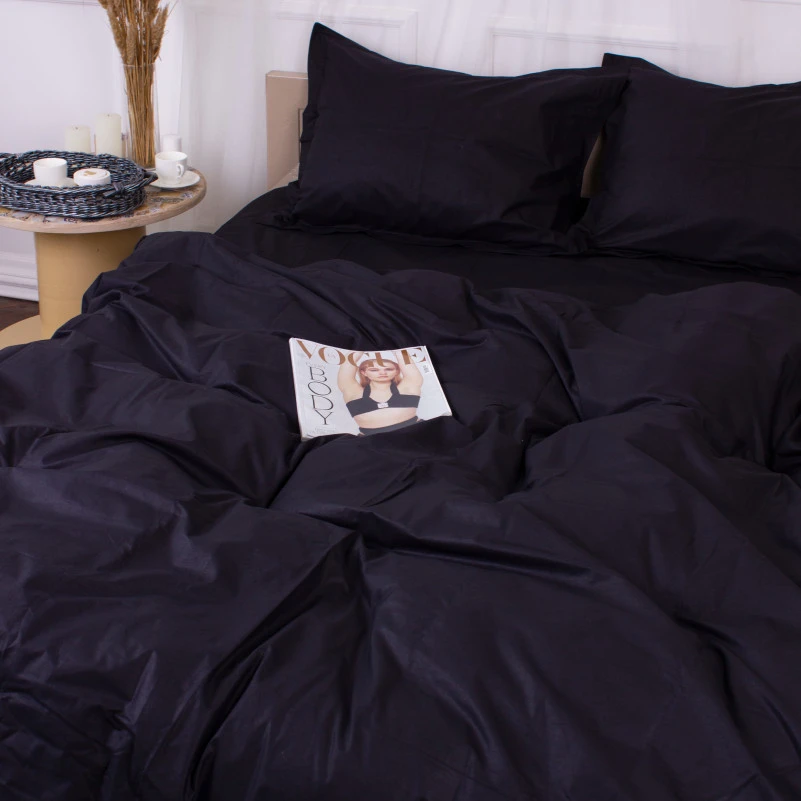Комплект постільної білизни Poplin Line "099 Black" - 1