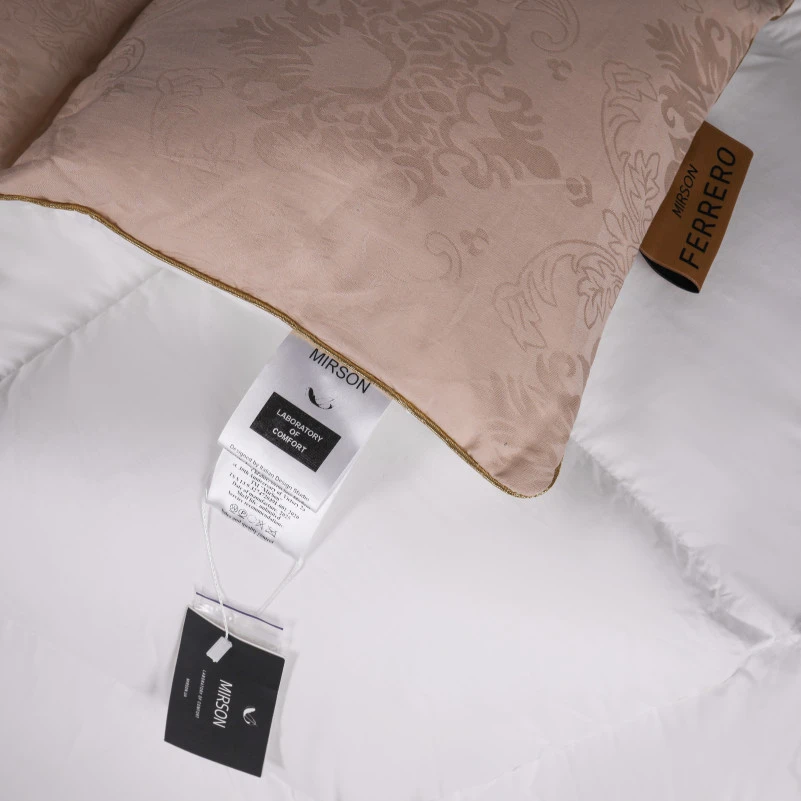 Ковдра пухова 90% сірий пух Standart / 10% перо №1508 Ferrero Gold  - 6