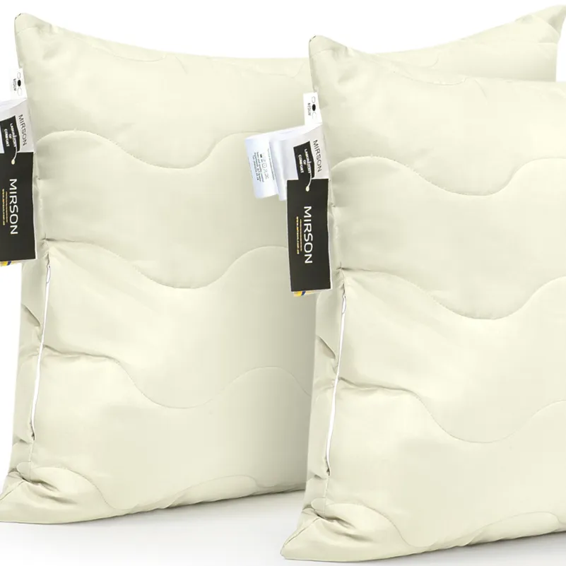 Набор антиалергенных подушек Eco Light Creamy №1602 EcoSilk микросатин