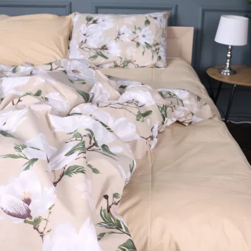 Пододеяльник  Бязь 17-0816 White Flower