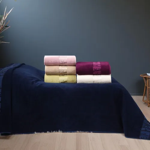 Покривало Т Bamboo Calm navy blue