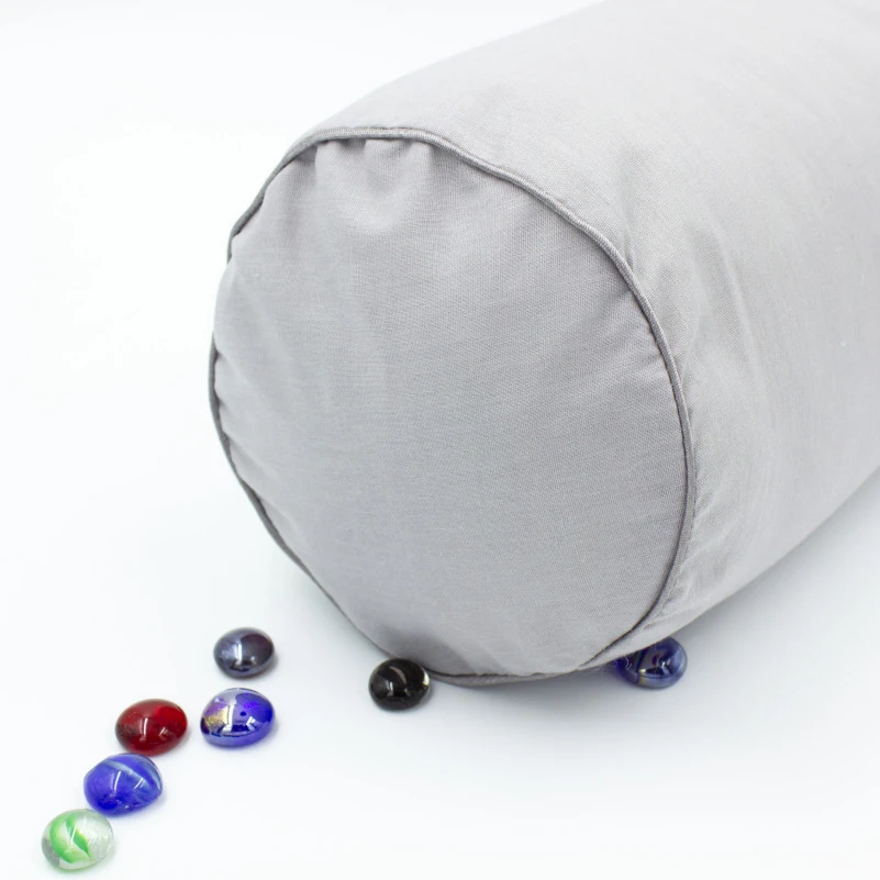 Подушка-валик №8106 Naturale Line 16-5703 Light Gray EcoSilk - 14