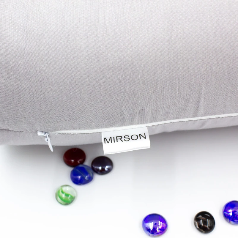 Подушка-валик №8106 Naturale Line 16-5703 Light Gray EcoSilk - 15