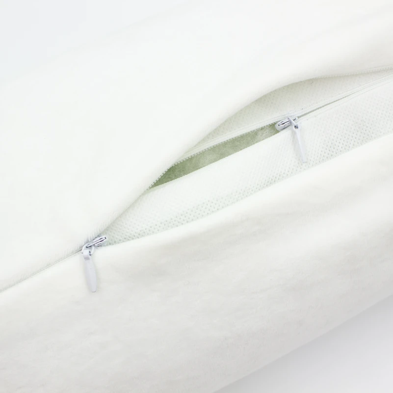 Подушка-валик №8126 Velvet Line 28-0001 White EcoSilk - 12