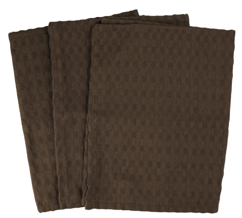 Набір рушників гобелен/вафля №801 Coffee (3 шт)