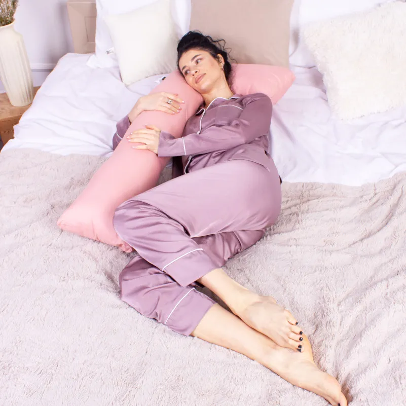 Подушка для беременных и отдыха Г-образная №8420 14-1312 Domiano EcoSilk Ranforce Elite